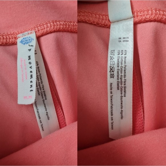 Free People Movement Moonshadow High Waisted Foldover Yoga Leggings Peach M - Picture 13 of 16